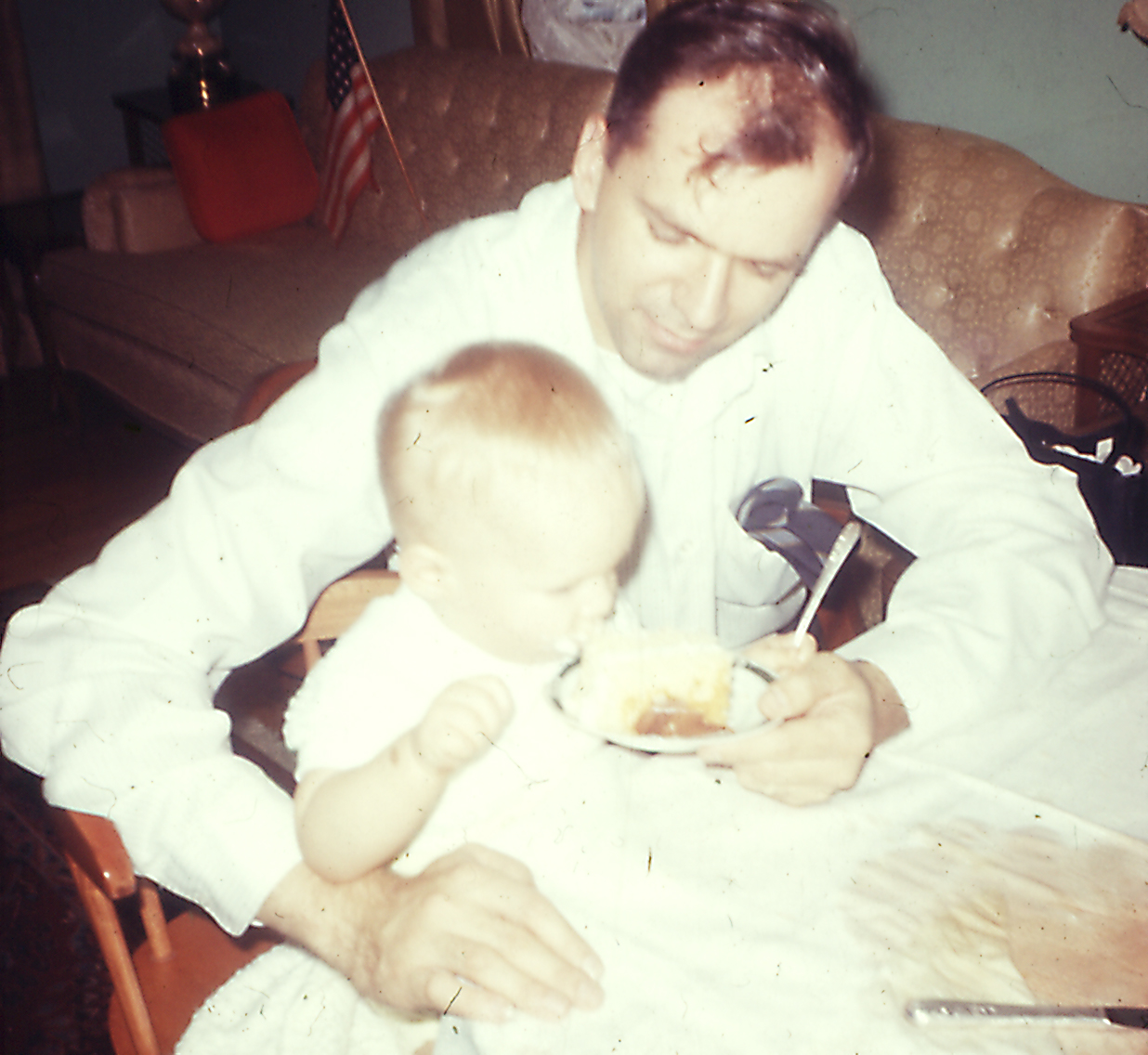 me and my dad on an early birthday